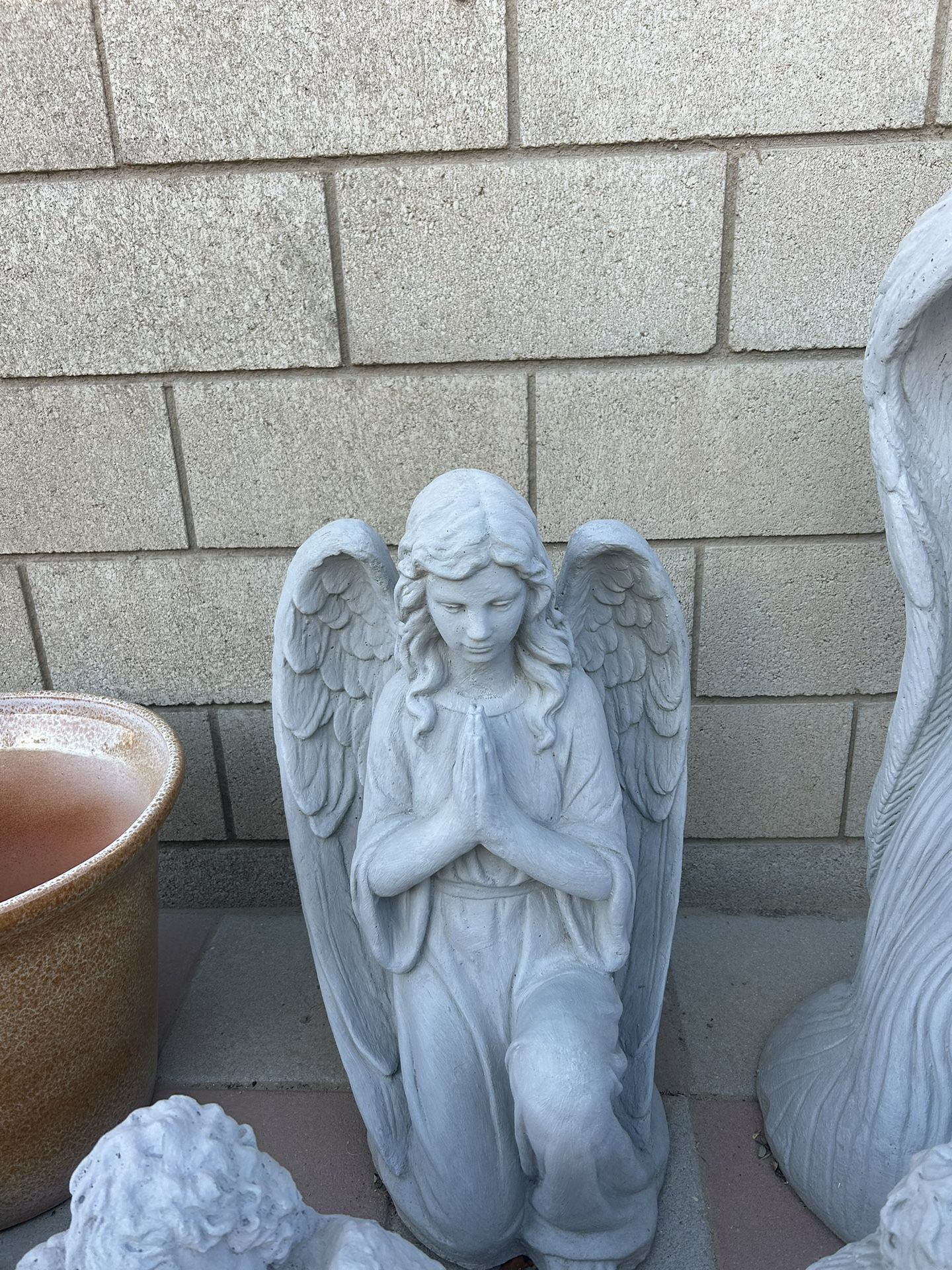New Angel Made Out Of Cement Perfect Gift 🎁