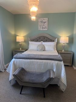 Small silver  couch