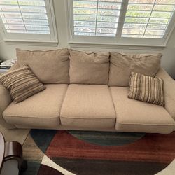 Light Brown Couch Set