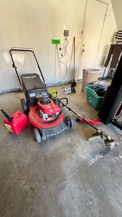 Troy-Bilt mower/Ryobi weedeater