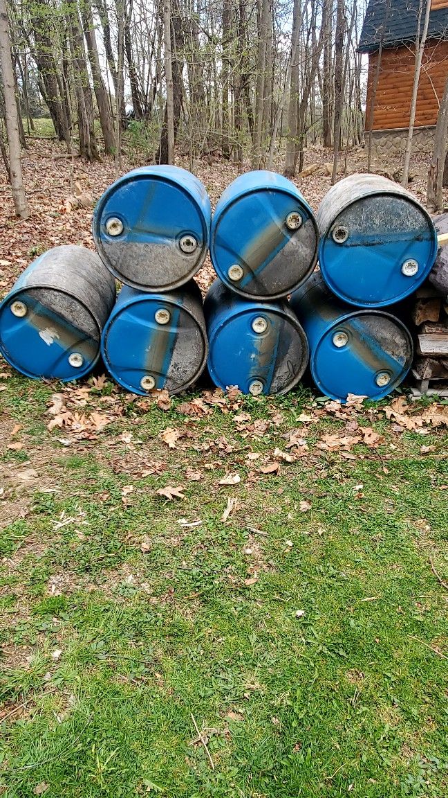 Blue Dock Barrels