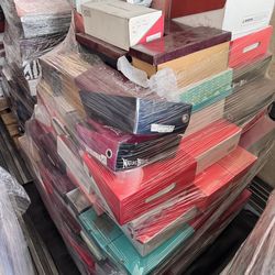 Pallet of women’s footwear