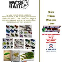 Handmade Soft baits $4