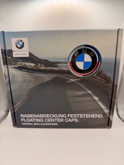 BMW Original 50Th Anniversary Floating Center Caps 56MM