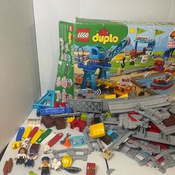 Lego Duplo 10875 Cargo Train Motorized Playset M RETIRED Complete