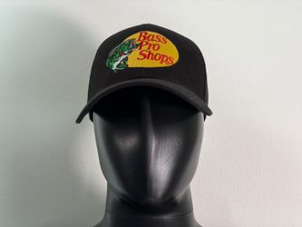 Bass Pro Shops Fishing Mesh Trucker SnapBack Hat (Black)