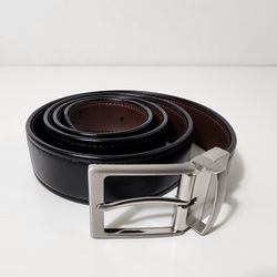 Men's Reversible Casual Jeans Pants Belt 47" Inch Genuine Leather 