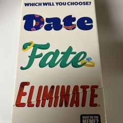 Card Game "Date, Fate, Eliminate"