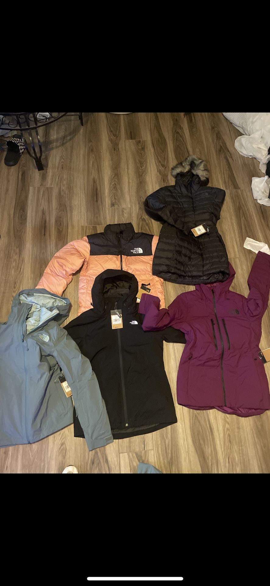 New and Gently Used Men A Women Name Brand Coats And Jackets