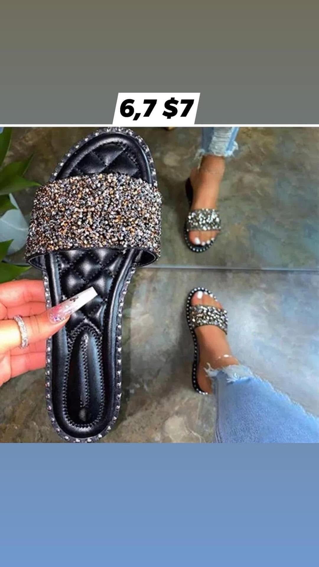 Black Casual Flats