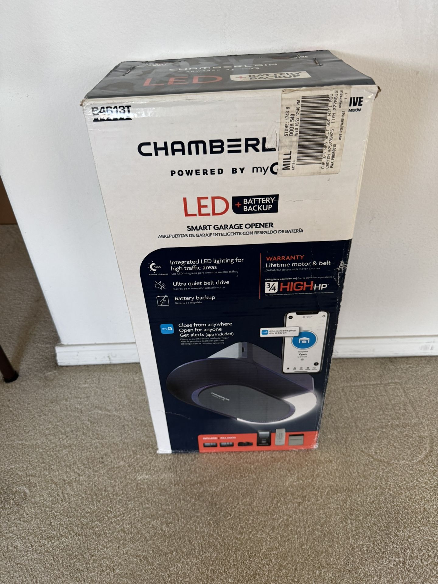 Brand New Garage Door Opened