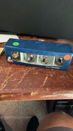 Vintage Popeye Shot Glasses 