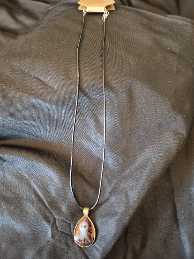 Ghost Resin Necklace