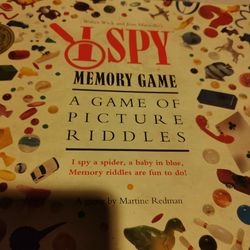 I Spy.  A Game Of Picture Riddles