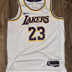 New men’s size XL LeBron James LA Lakers Nike jersey
