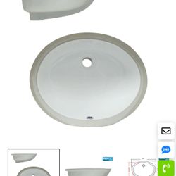 Undermount ADA Vanity Porcelain Sinks $500 OBO