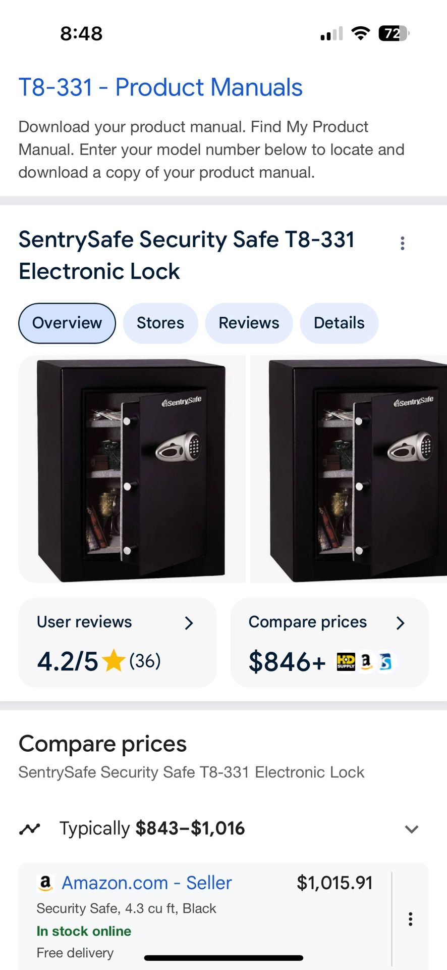 Sentry Safe