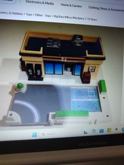 Rare Vtg Micro Machines 7-11 Store