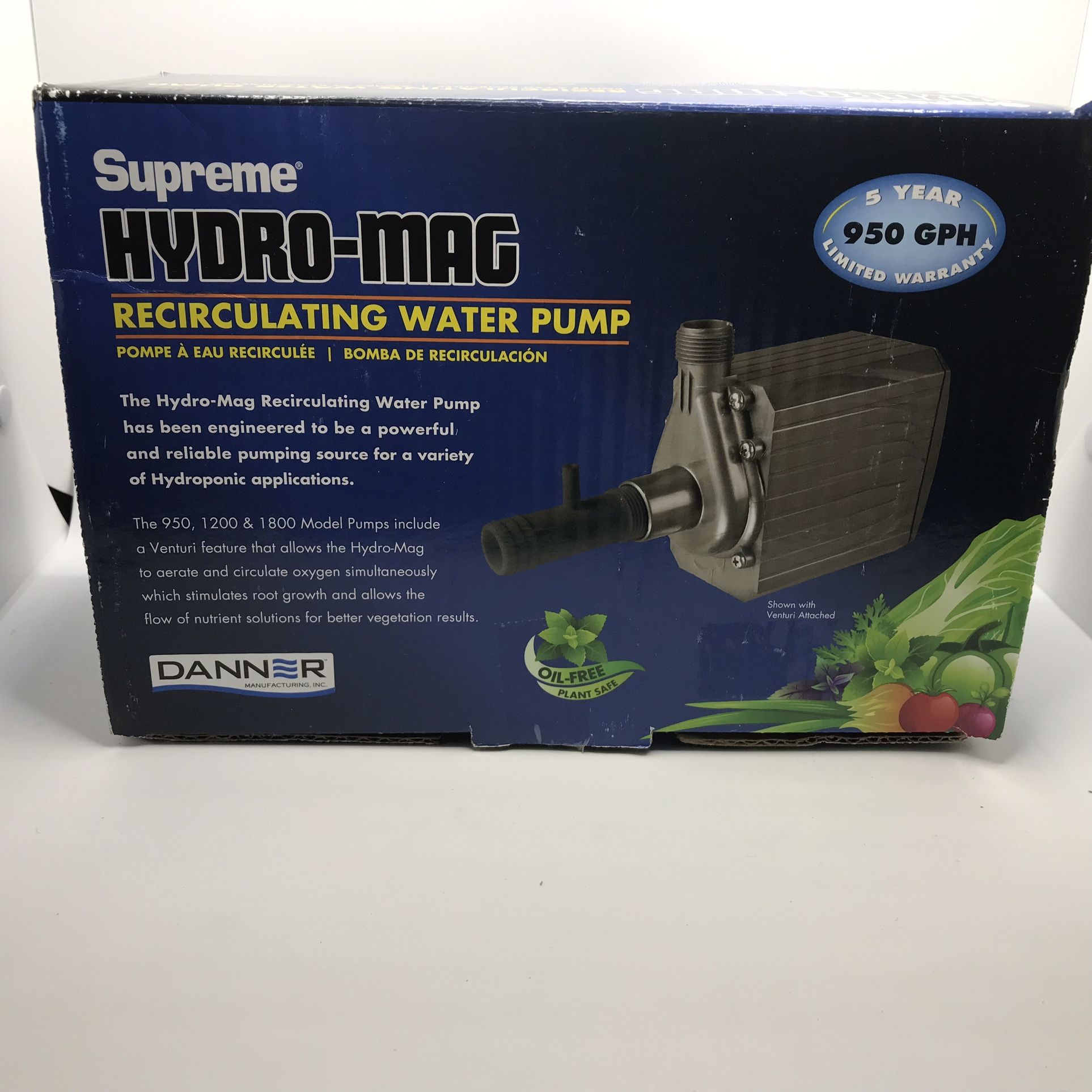 Supreme Hydroponics™ Hydro-Mag Recirculating Water & Air Pumps