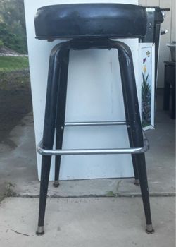 Black Bar Stool