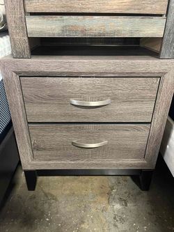 Nightstand, Gray Color, SKU#10F4961