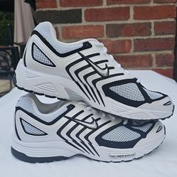 Nike Air Pegasus 2K5 White Black FJ1909-100 Men's Low Top Lace-Up Mesh Sneaker