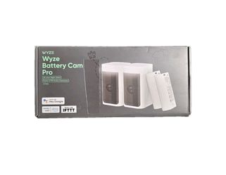 Wyze Battery Cam Pro 2-Pack - 2K HDR Wireless Cameras w/Mounts  SEALED