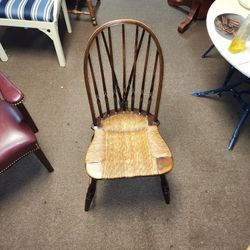 Rush Windsor Style Weaved Sitting Chair (*Worth $2,400 On Cherish Site*)