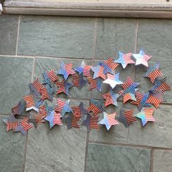 8’ Patriotic Garland