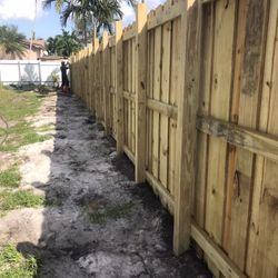 Wooden Fence Instalation