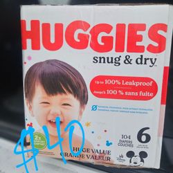Huggies Size 6 $40