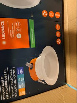 Assortment of brand new LED lights and fixtures