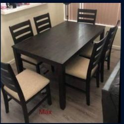 ROKANNE 7 PIECES DINING ROOM SET By ASHLEY 
