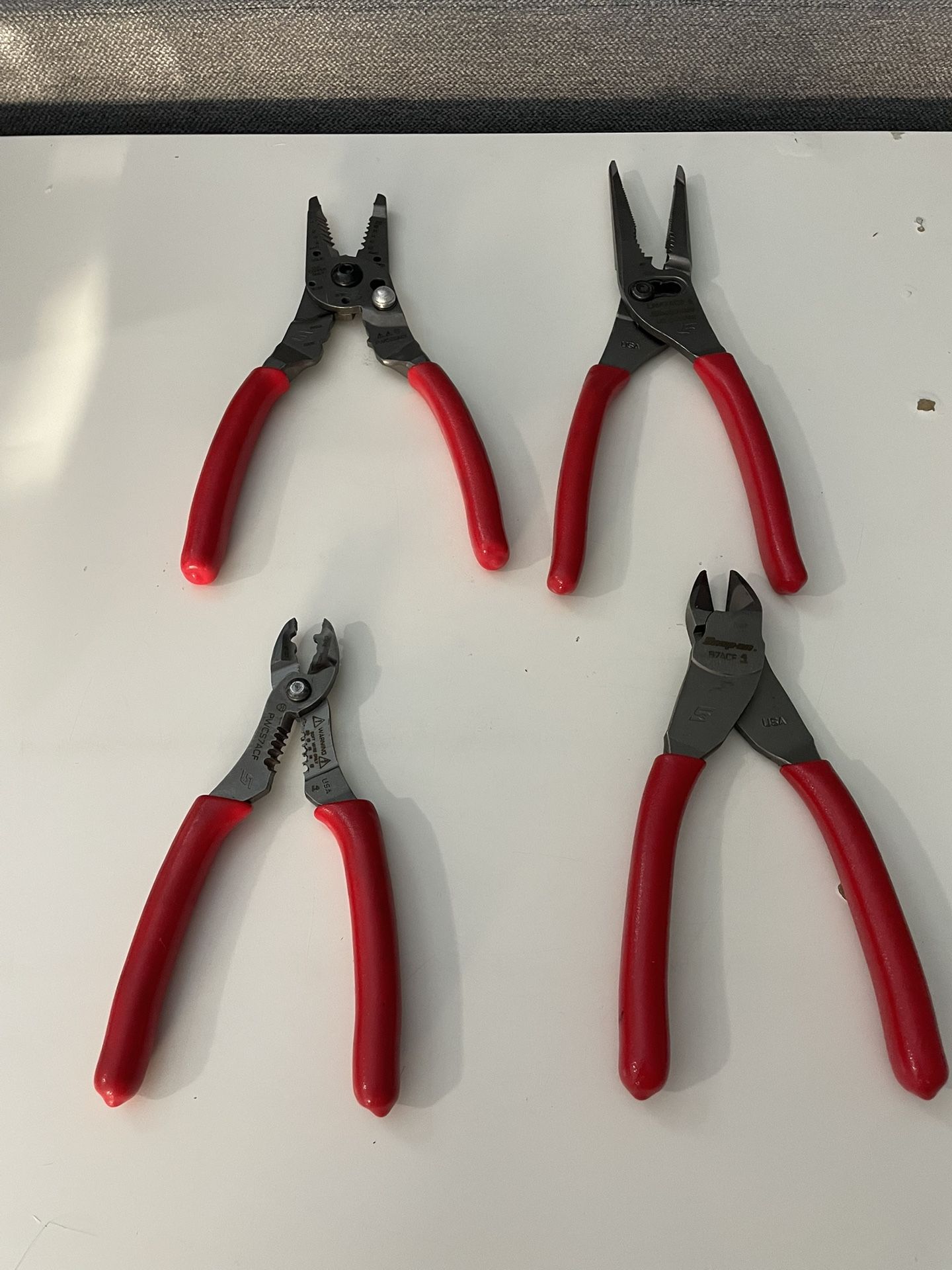 Snap On 4 Piece Plier Set