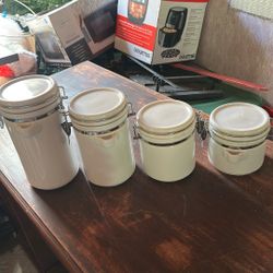 White Canisters