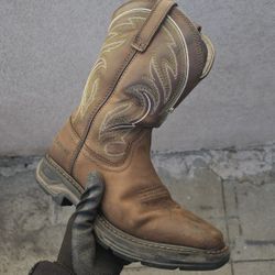 Size 8.5 EE Ariat Work Boots Soft Toe 