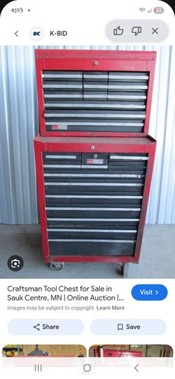Craftsman tool box