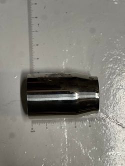 2.25” INLET TO 3” OUTLET STAINLESS STEEL EXHAUST TIP SINGLE