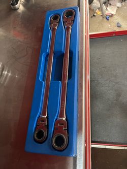Cornwell Flex Head Ratcheting Wrench Set 2-Piece Metric