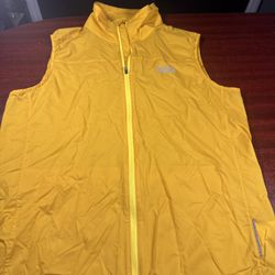 Stio Men's Second Light Hike Bike Run Ski  Vest - Small Yellow