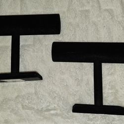 Velvet Jewelry Stands Set Of 2 