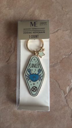 Zodiac Cancer Keychain