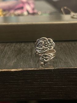 Vintage Heart Spoon Ring