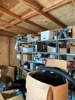 Shed Full Of Refrigeration, Hvac, and GC Equipment