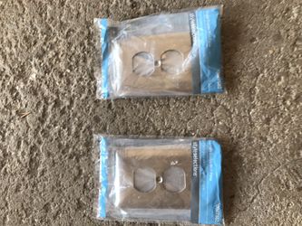 Brushed Nickel outlet covers