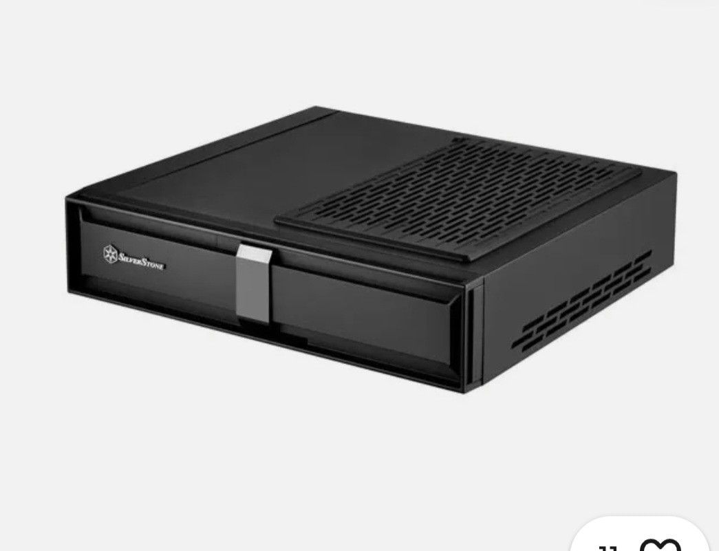 Silverstone SST-ML08B Mini-ITX SFX Desktop/HTPC Case