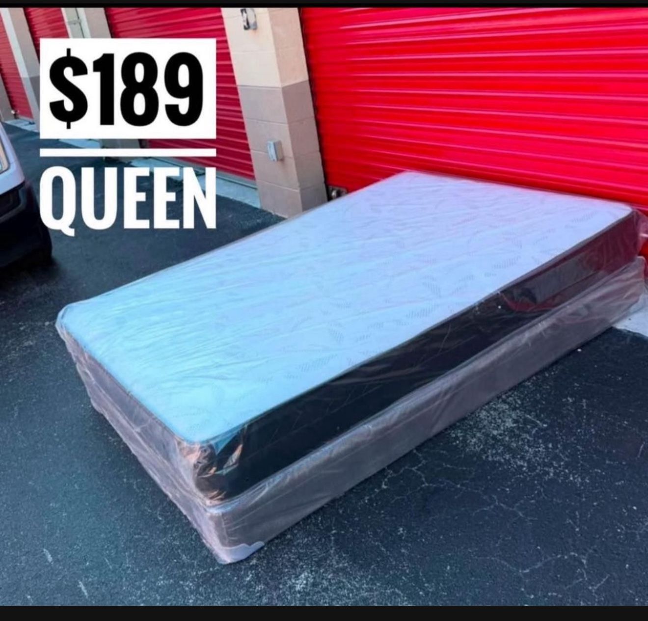 NEW Mattress Queen Size Regular With Box Spring // Offer 🚚