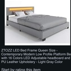 Gray Bed And Futon Brand New Unopened Both In Box