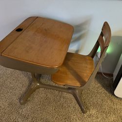 Antique School Desk