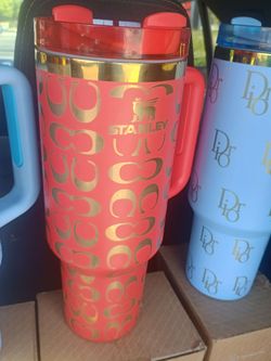 Stanley Tumbler with Coach Monogram Design